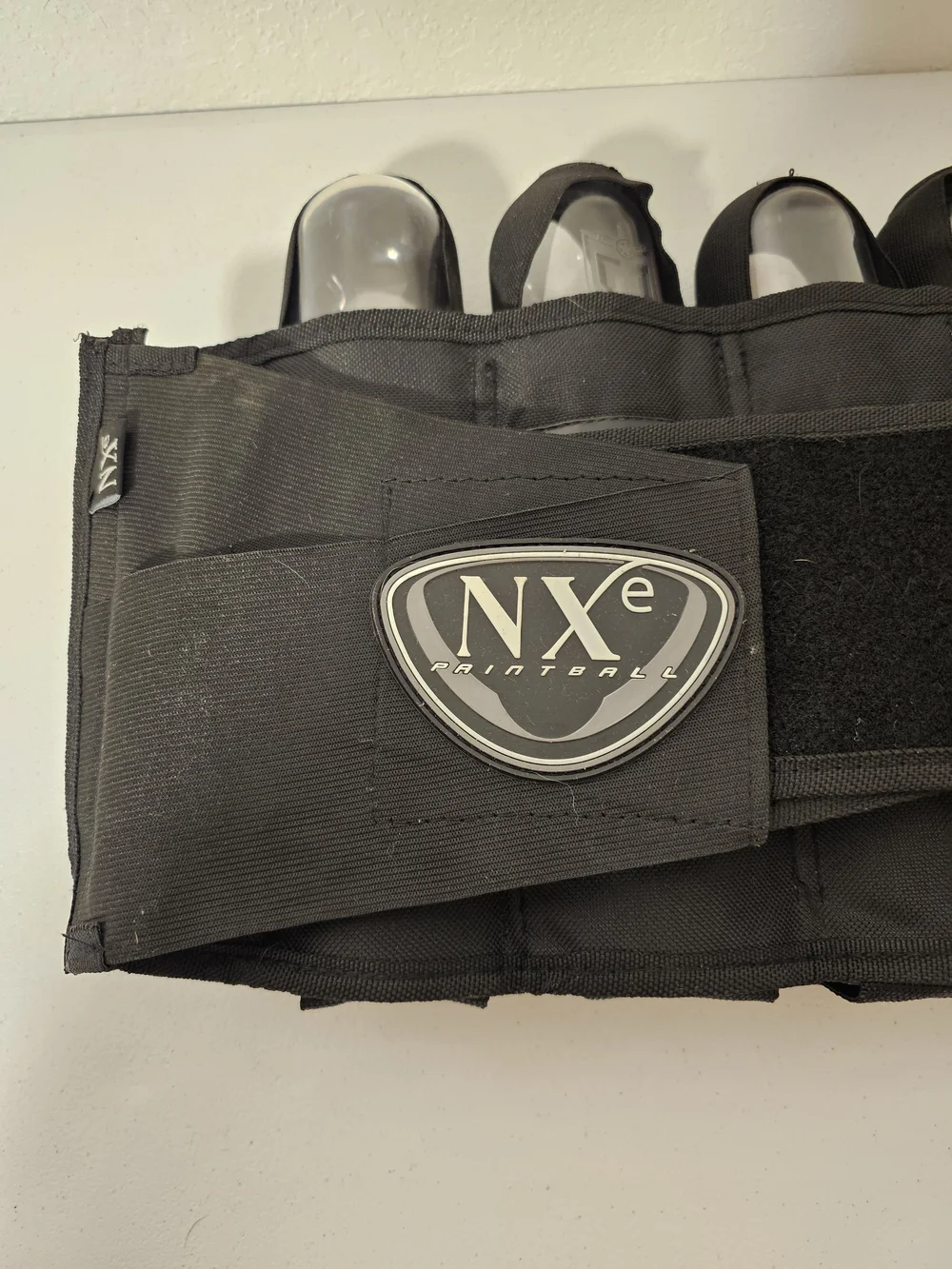 NXe Paintball NXe 4+1 Pod Harness Pack Belt w/ 4 Pod Holders Black